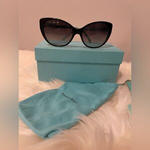 Tiffany & Co. Black Cat-Eye Sunglasses